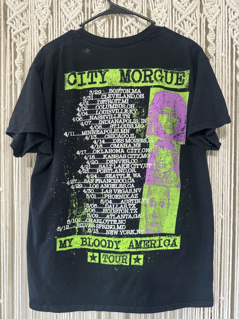 My Bloody America Tour TShirt  Black